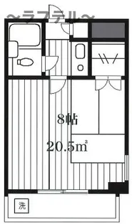 マンションスカイヒル【3階】の間取り
