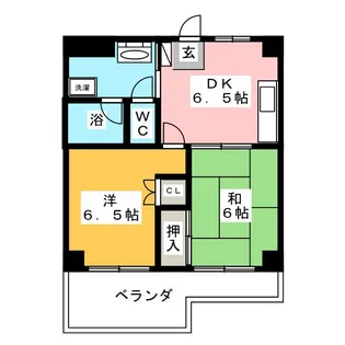 コーポホリウチ【4階】の間取り