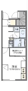 レオパレススカイビレッジ鈴鹿II【1階】の間取り