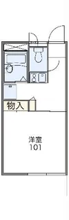 レオパレスI’ll【2階】の間取り