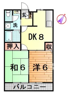 センティアムタナカ【2階】の間取り