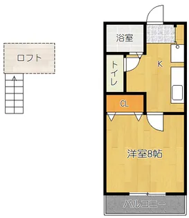 サンシャイン日本平【2階】の間取り
