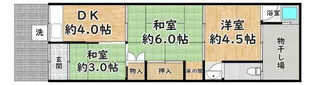 兵庫県尼崎市常光寺1【一戸建】の間取り