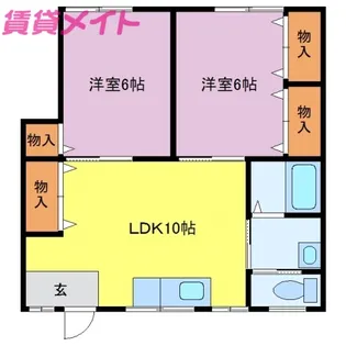 山雄【2階】の間取り