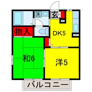 エクセル国分寺台A・B【2階】の間取り