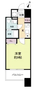 プラウドフラット新大阪【12階】の間取り
