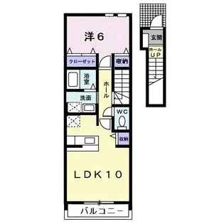 ミューセブン【2階】の間取り