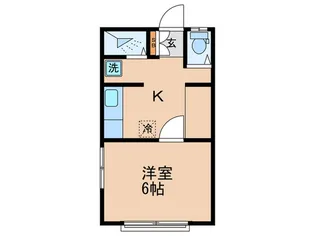 第二眞荘【1階】の間取り