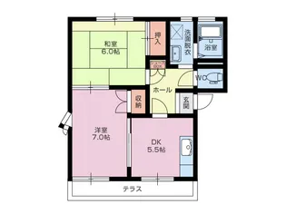 リバーサイド本郷B【1階】の間取り