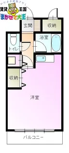 1Rの間取り画像
