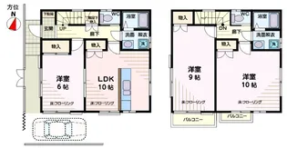 埼玉県富士見市上沢1【一戸建】の間取り
