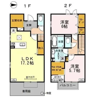 M-roomII(エムルーム)の間取り