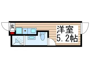 ミューノアージュ六町【2階】の間取り