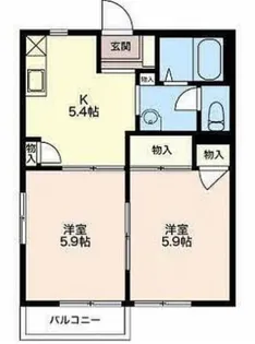 メナージュC【2階】の間取り