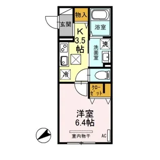 埼玉県さいたま市北区日進町2【アパート】の間取り