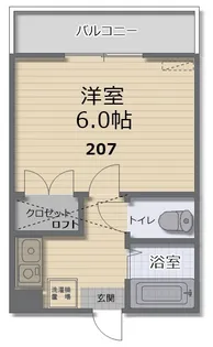 実籾コーポ【2階】の間取り