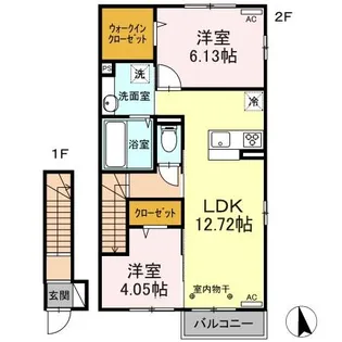 ジュリエット【2階】の間取り