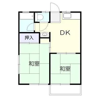 コーポグリーン【2階】の間取り