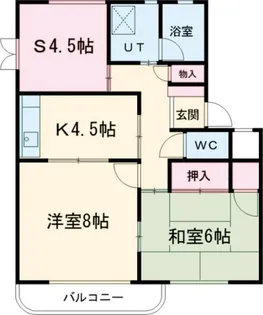 清住ハイツ インターネット使い放題!!【2階】の間取り