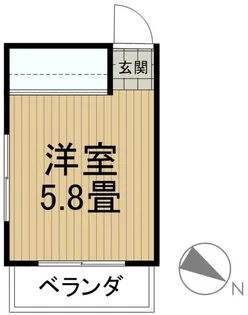 アミンズ聖蹟桜ヶ丘【2階】の間取り