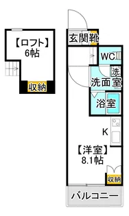 フィユメゾン学南町【2階】の間取り