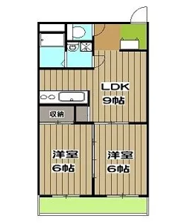エミールハイツ【3階】の間取り