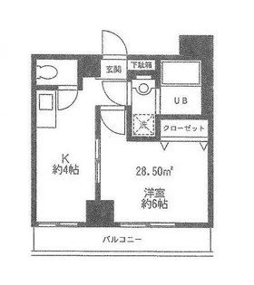 HF銀座レジデンスEASTII【11階】の間取り