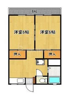 シャルムヒルズ・セラ【1階】の間取り