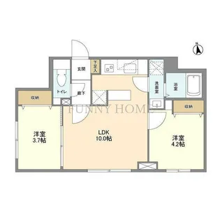 東京都世田谷区砧3【マンション】の間取り