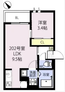REGALEST 岩槻【2階】の間取り