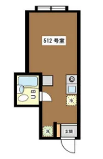 三幸ビル【5階】の間取り