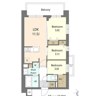 SーRESIDENCE東浦和agua【5階】の間取り