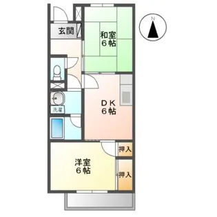 サンサープラスV【2階】の間取り