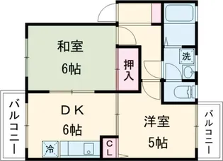 ベラカーサ白糸台【1階】の間取り