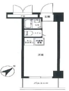 1Rの間取り画像