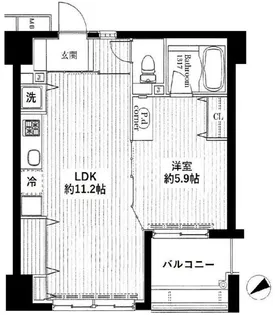 アクシア池袋【3階】の間取り