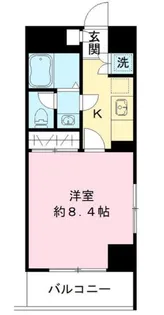 コーポ芝公園【2階】の間取り