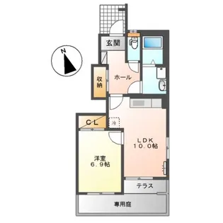 神奈川県小田原市小八幡1【アパート】の間取り