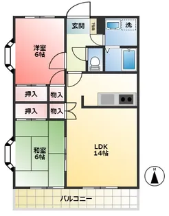第2長澤マンション【1階】の間取り