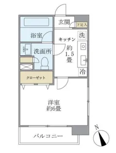 東京都文京区白山5【マンション】の間取り