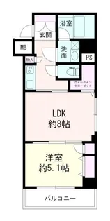 日神デュオステージ新中野 107【1階】の間取り