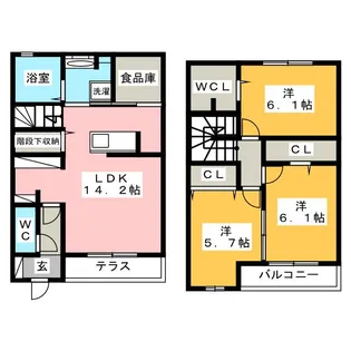 結香【2階】の間取り
