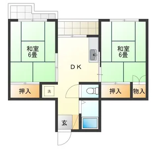 オークフィールド勝浦【4階】の間取り