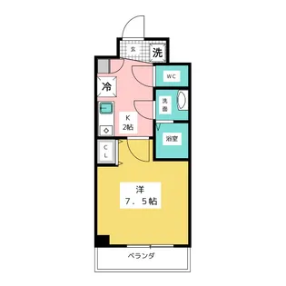 REGALO桜本町【8階】の間取り