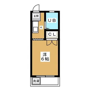 エステート千ヶ瀬【1階】の間取り