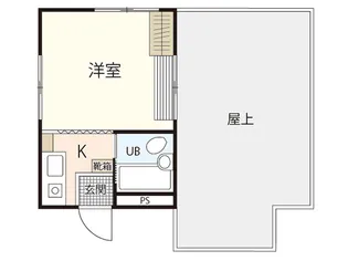 メゾン南観音【4階】の間取り