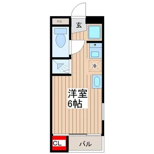STUDIO HAMANA【2階】の間取り