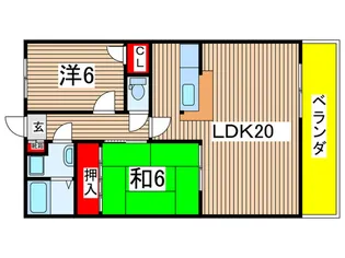 広島県広島市東区戸坂くるめ木1【マンション】の間取り