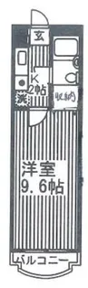 プレシャスコア中浦和【3階】の間取り