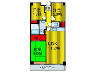 元町RURAL【2階】の間取り